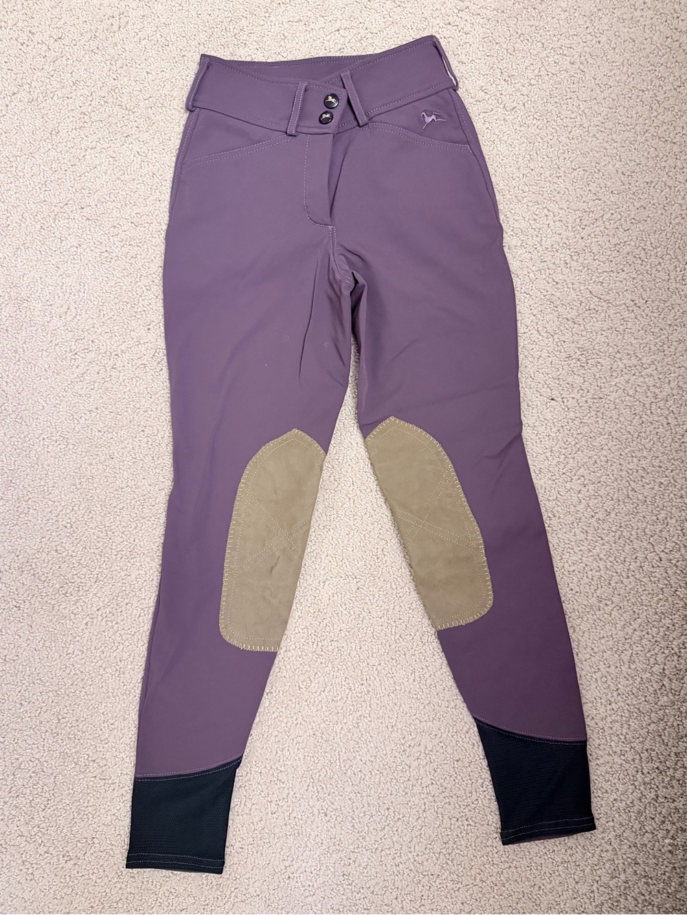 Girls Horseback Riding Knee Patch Breeches